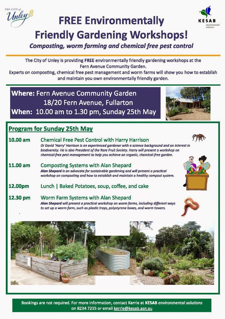 A chance to learn about environmentally friendly gardening