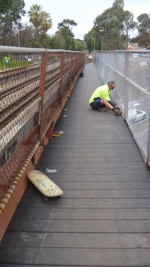Finishing Touches to Goodwood Road Overpass Footway Repairs