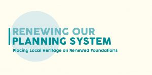 Renewing Our Heritage Planning